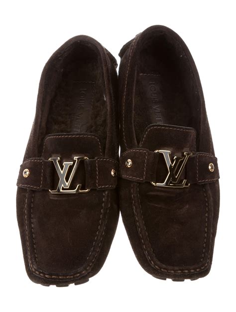 lv lofer|louis vuitton suede loafers.